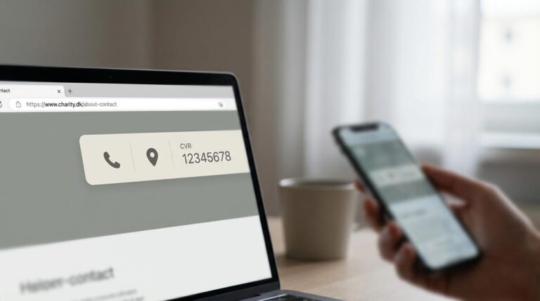 sikker donation velgørenhed